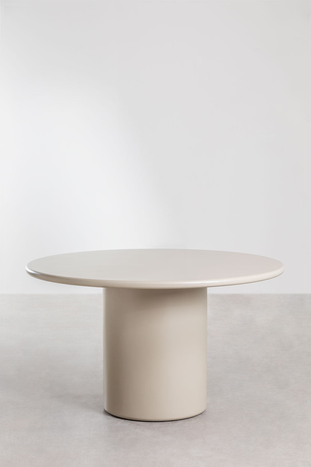 Dining table REDO, sand Ø130 cm