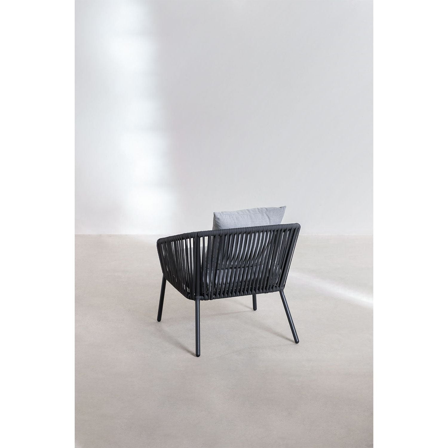 Lauko baldų komplektas ARTIZAN, aliuminis, pilka spalva