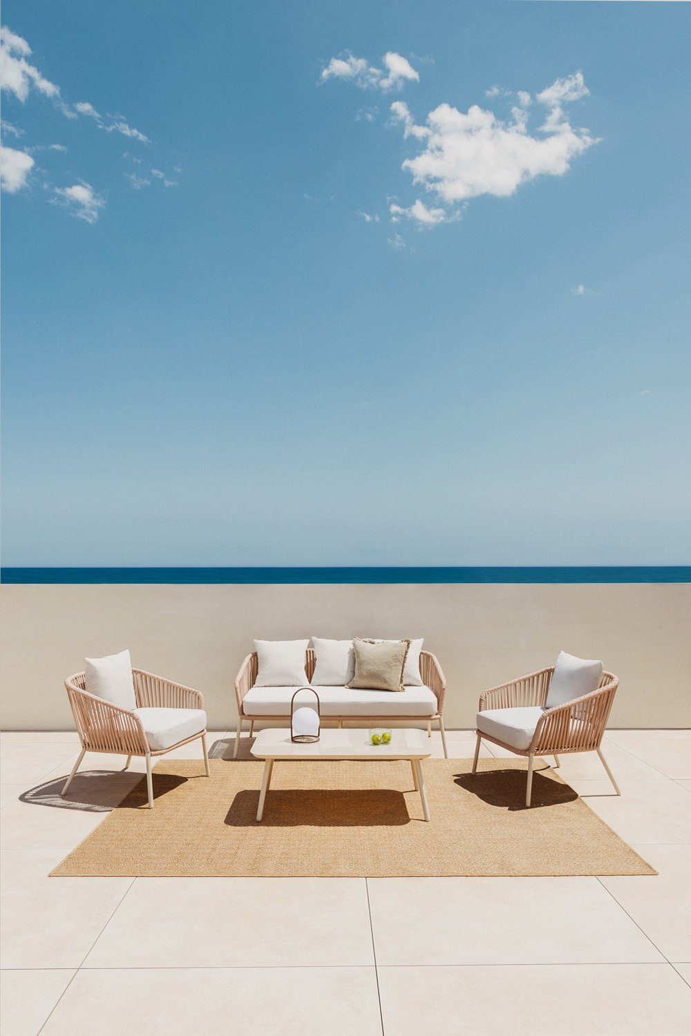 Lauko komplektas ARHIZA, kreminis