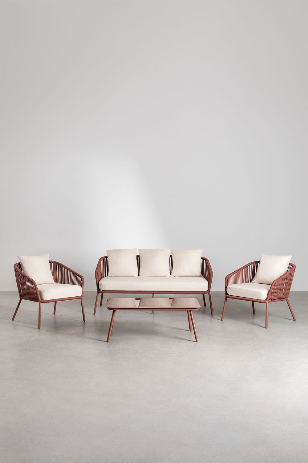 Outdoor lounge set TORA, Roof red