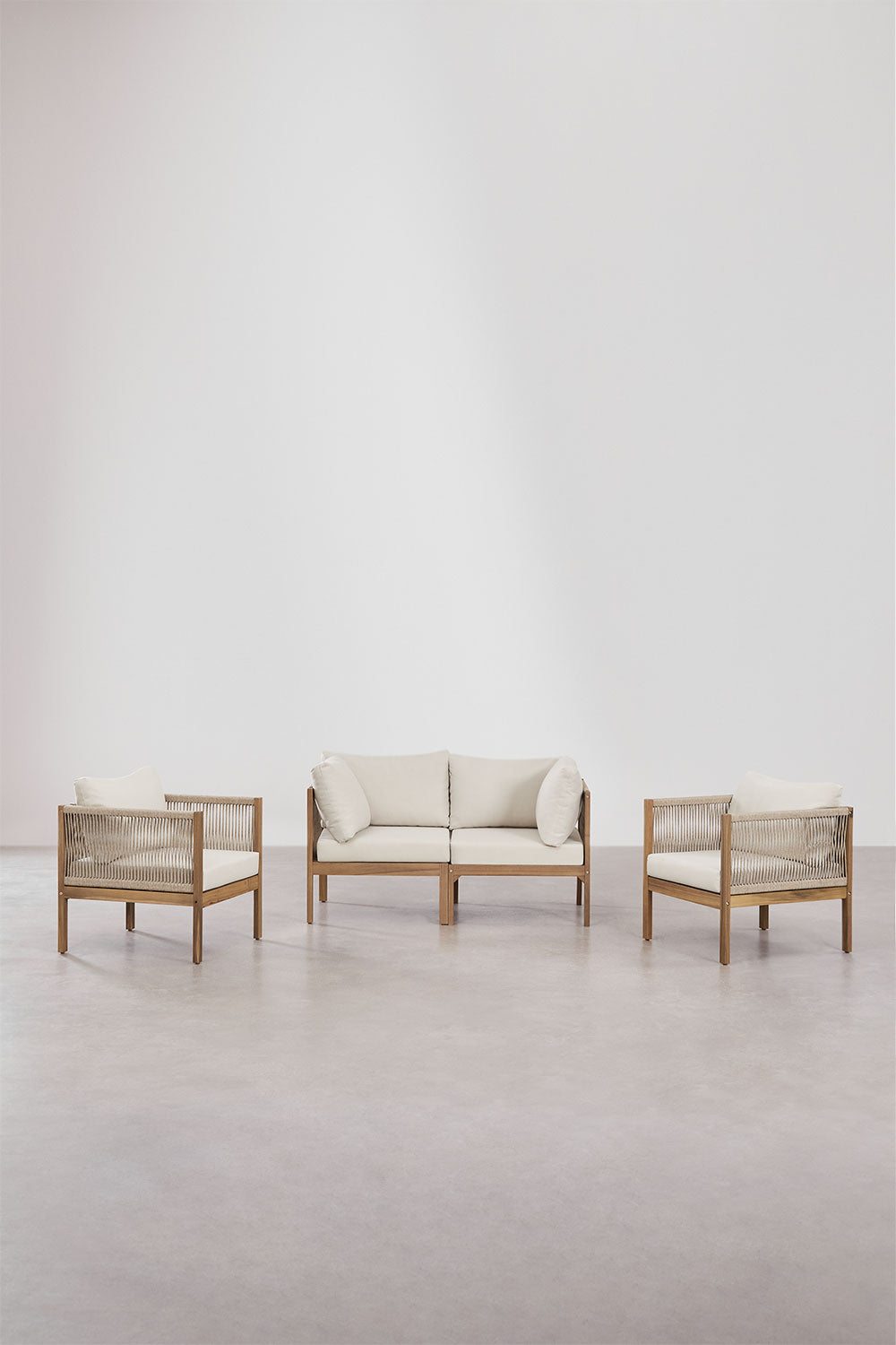 Outdoor furniture set PARMA, Gardenia white