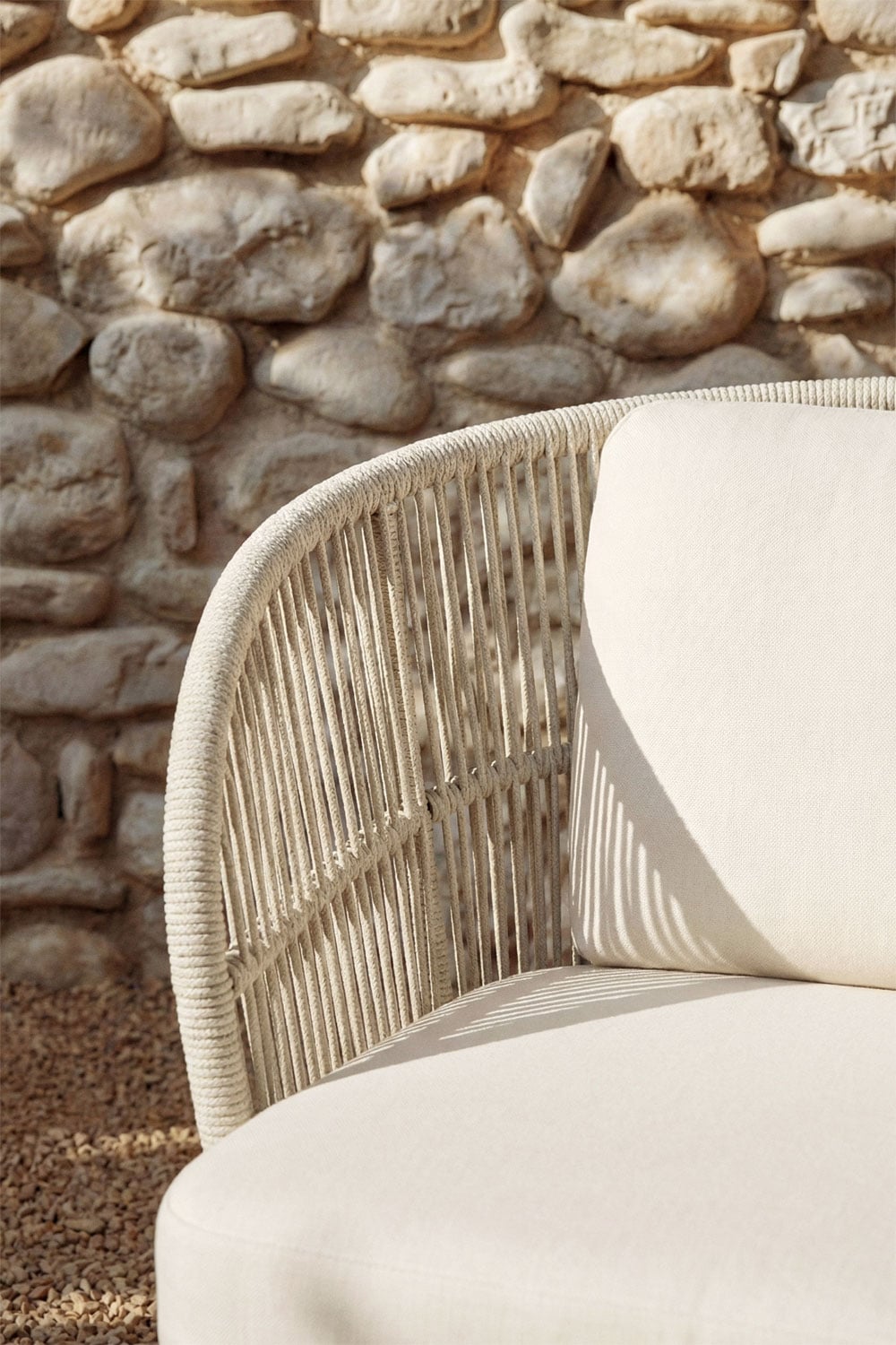 Outdoor furniture set CORAL, 2 armchairs cream