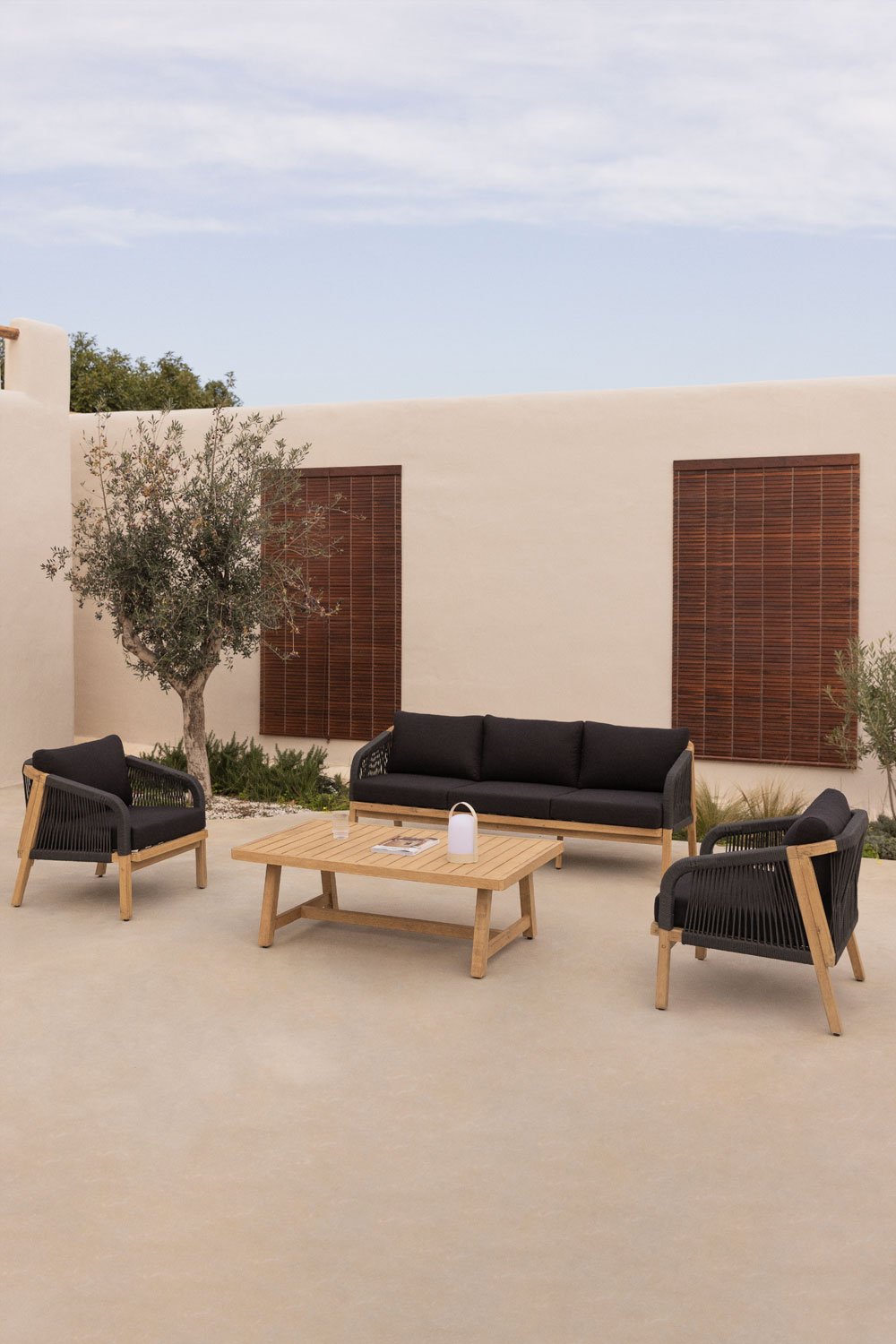 Lauko komplektas DUBAI, juoda