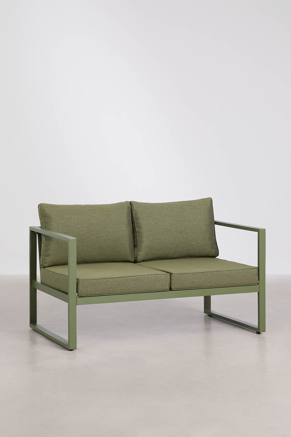 ALCANTO set, 4-seater, olive green