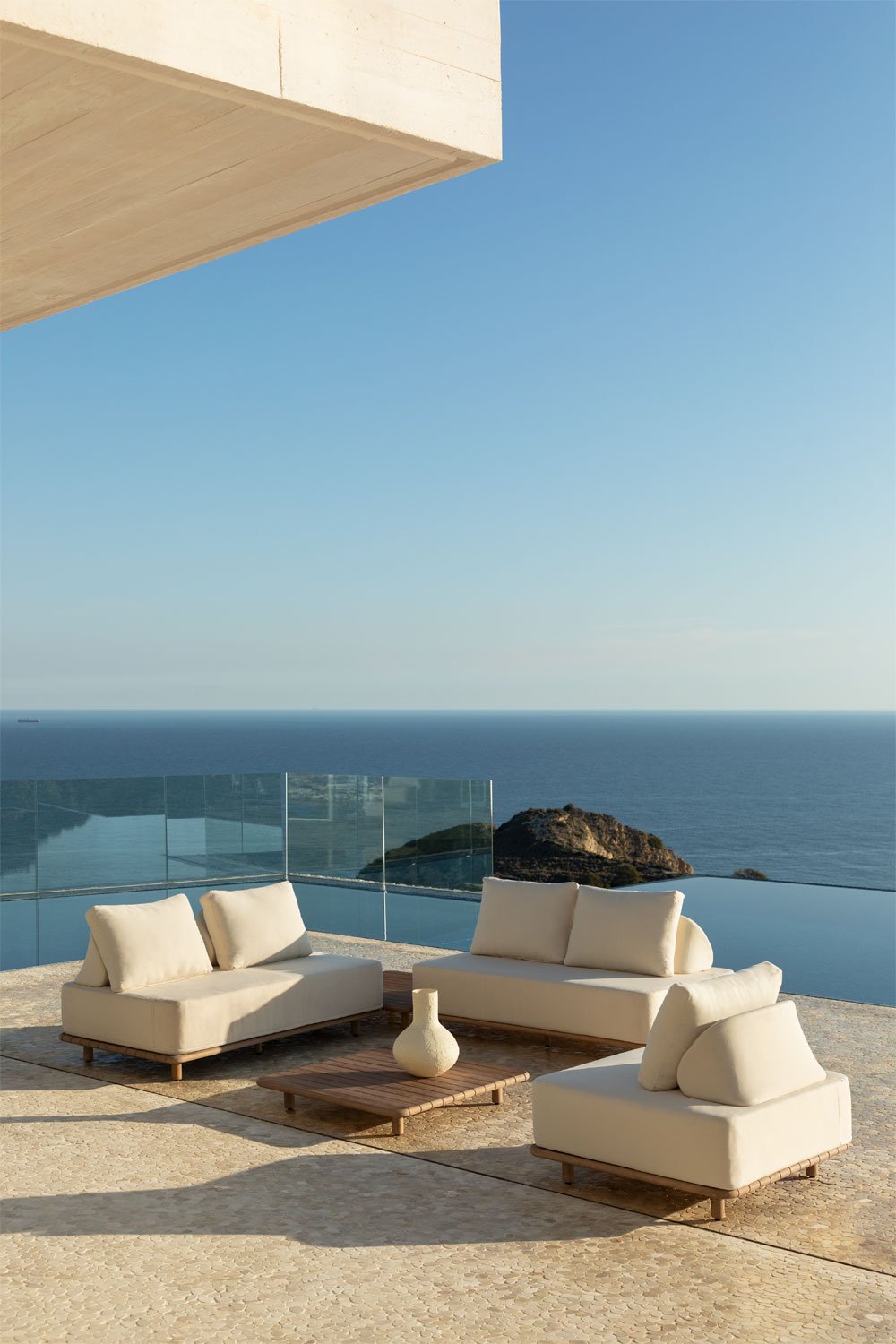 Lauko kampinės sofos komplektas PORTET