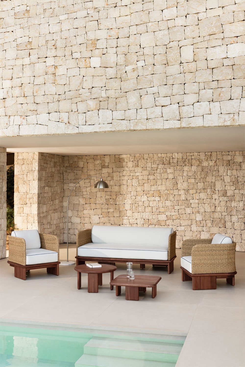 Lauko baldų komplektas FAME, akacijos medis