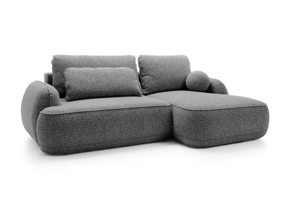 Corner sofa ZEN, dark grey