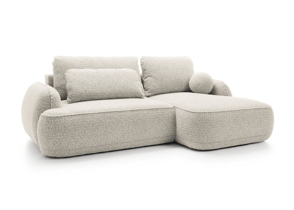 Corner sofa ZEN, grey-brown