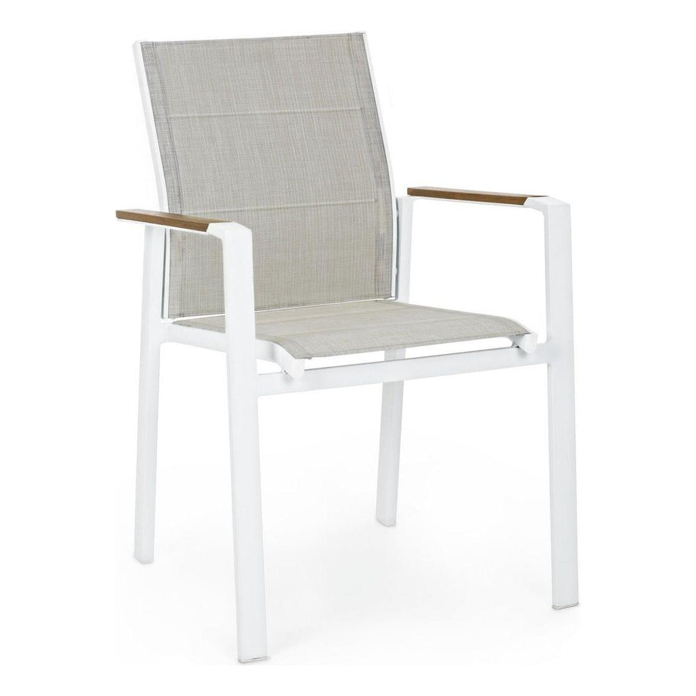 Outdoor chair KUBIK WHITE