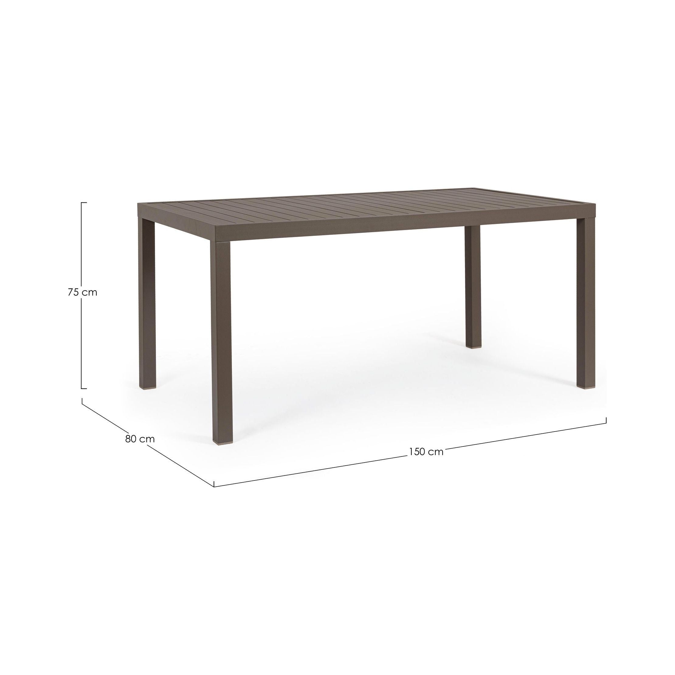 Lauko valgomojo stalas HILDE, 150X80 cm