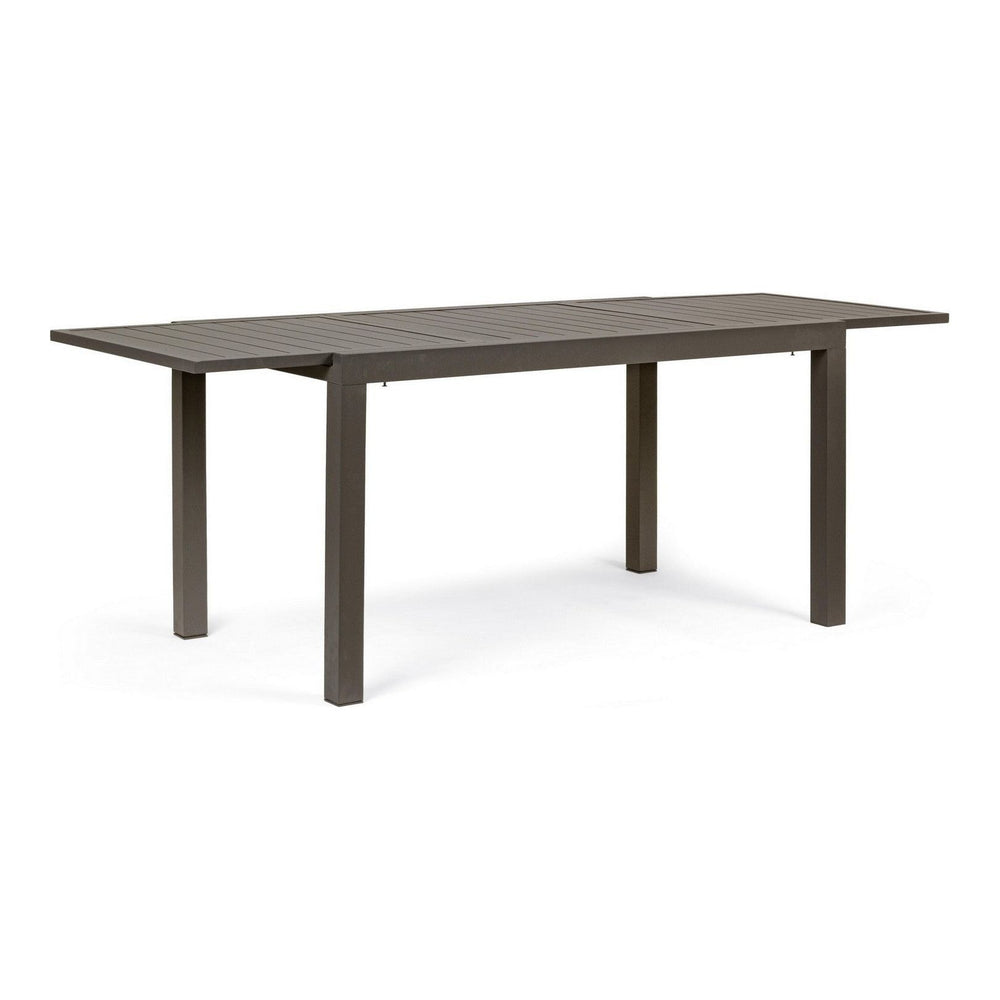 Outdoor dining table HILDE COFFEE, 140-210X77