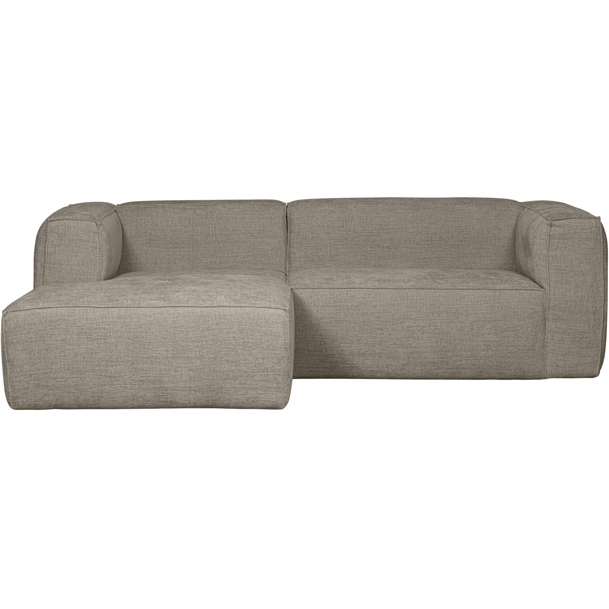 BEAN sofa su šezlongu, melanžas, travertine spalva, kairė