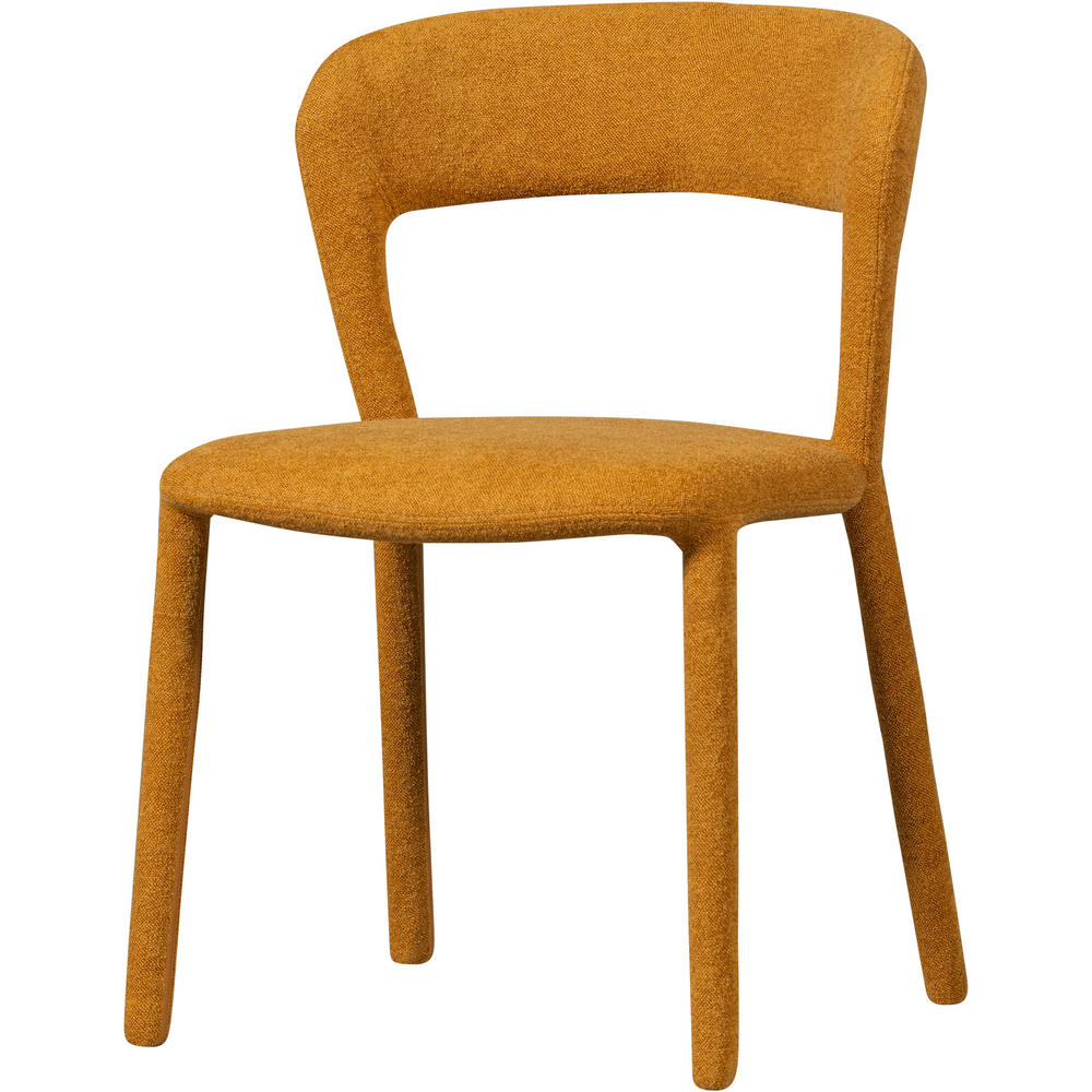 Valgomojo kėdė NOBLE, garstyčių geltona spalva