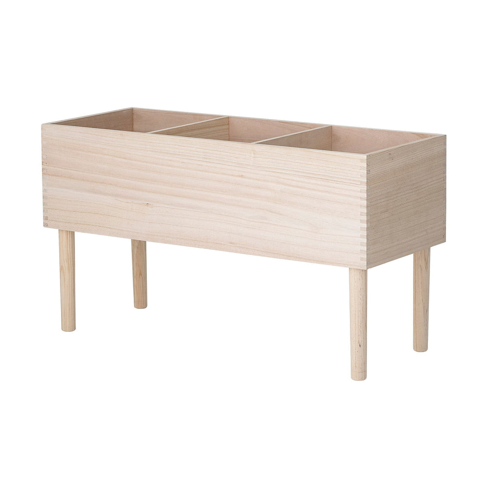 Knygų stovas DOUVE, natūrali, paulovnija