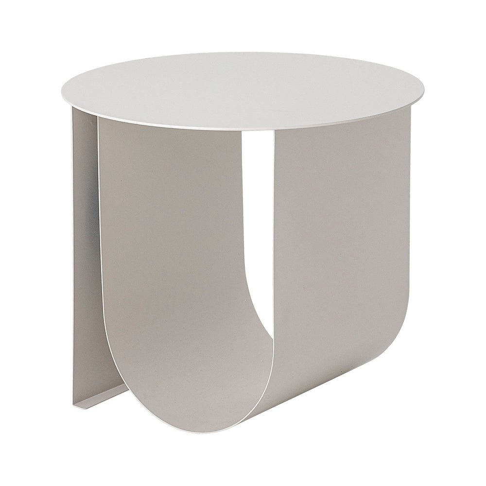 Šoninis staliukas CHER, pilka spalva, metalas