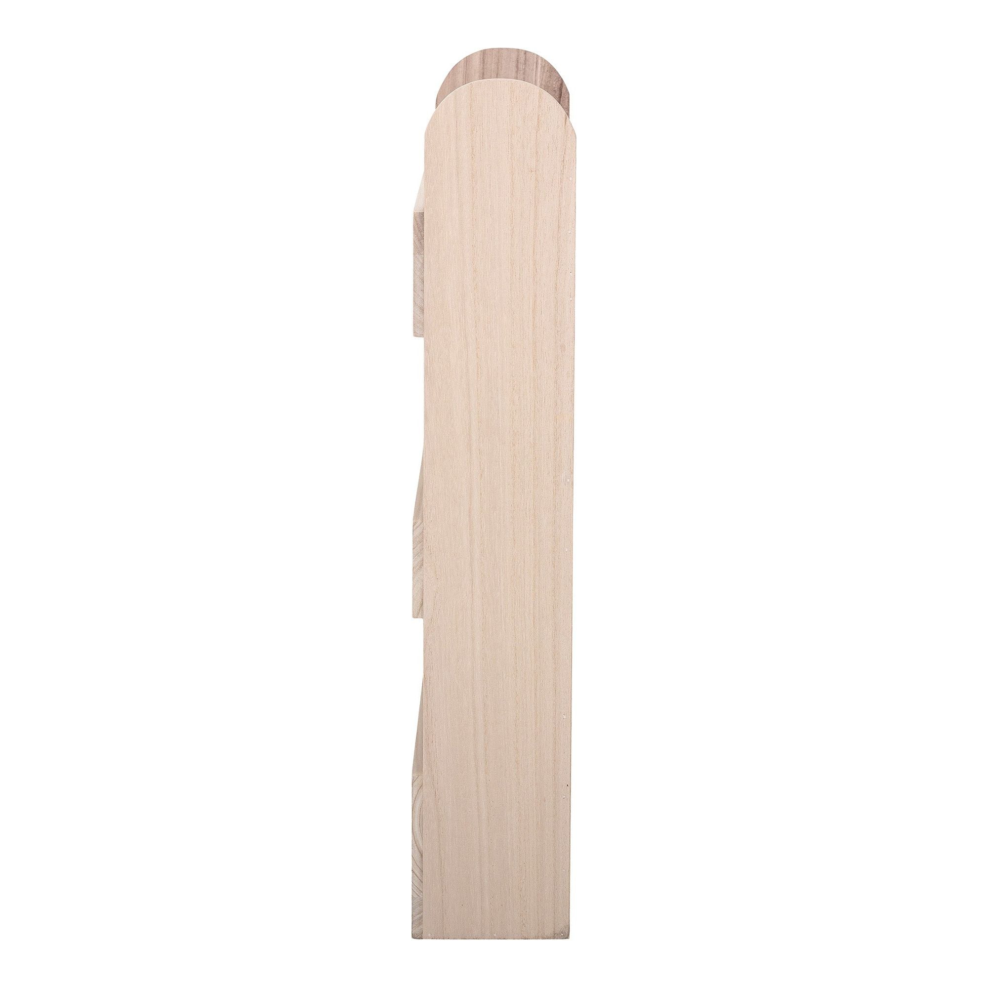 "MORIS" lentyna, natūrali spalva, paulovnijos mediena