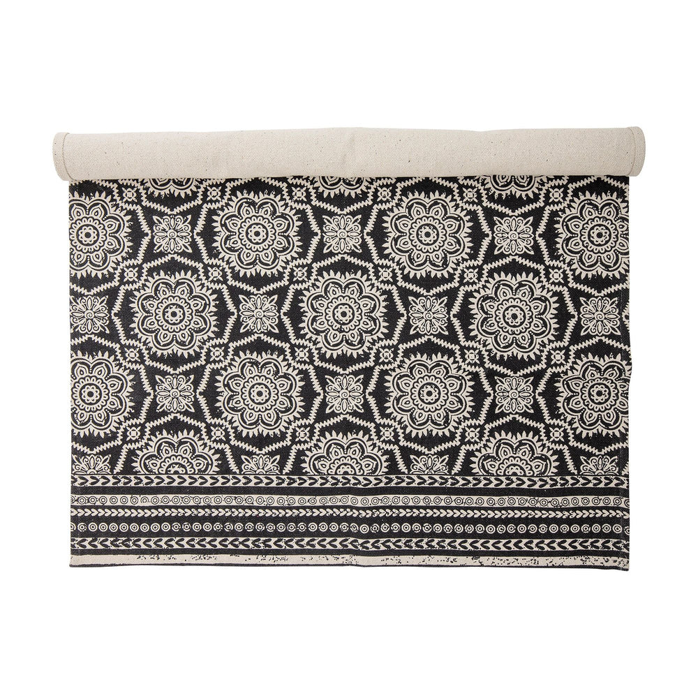 Kilimas ACO, juodas, medvilninis