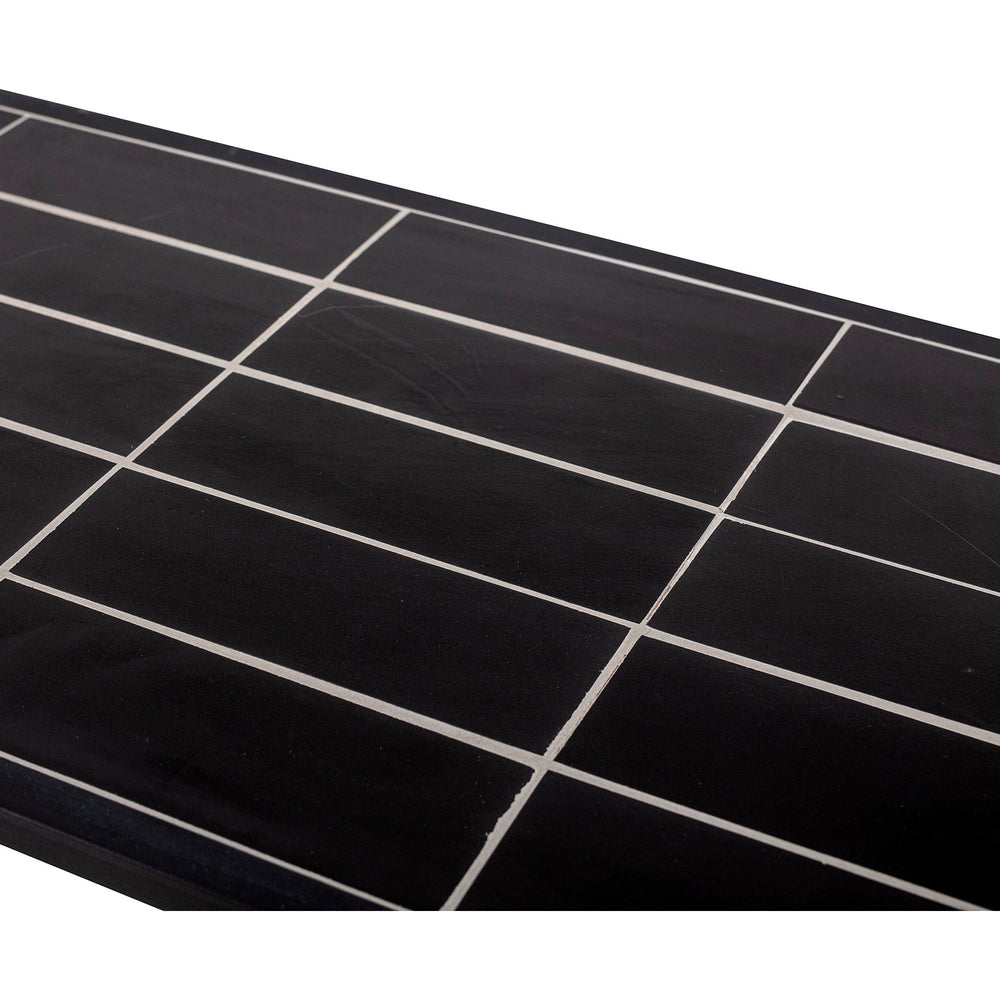 Konsolinis stalas JUNE, juodas, akmuo