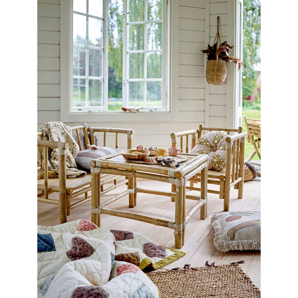 Mini Sole kėdutė vaikams, natūrali, bambukas