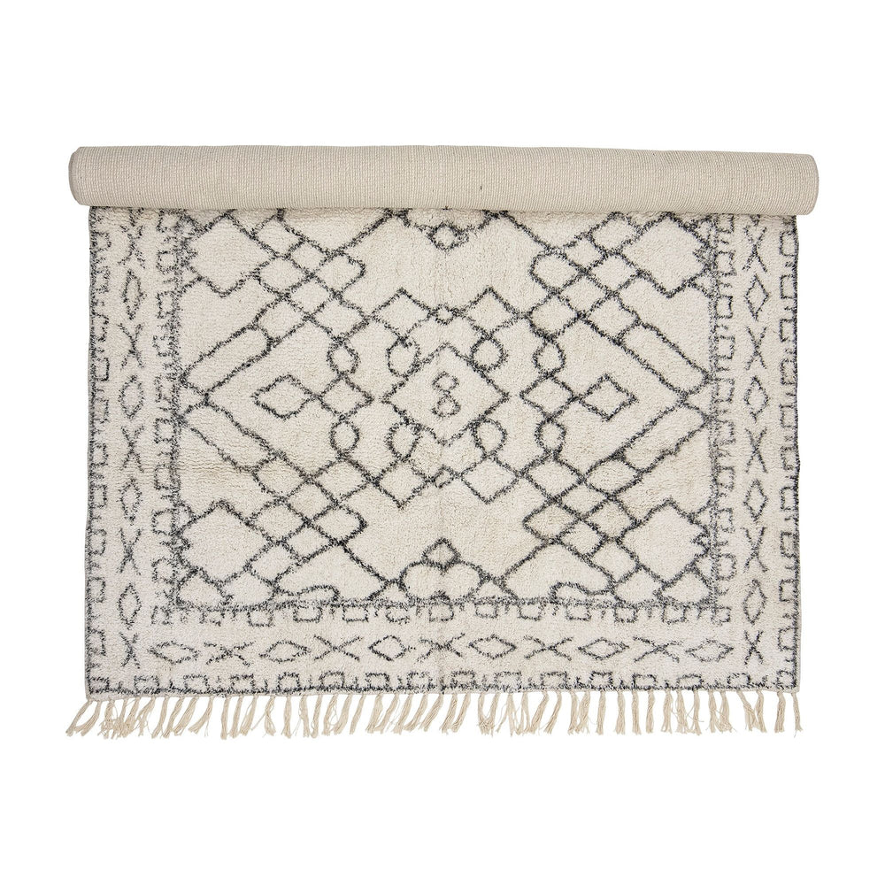 Kilimas JAQUELINE, balta spalva, medvilnė