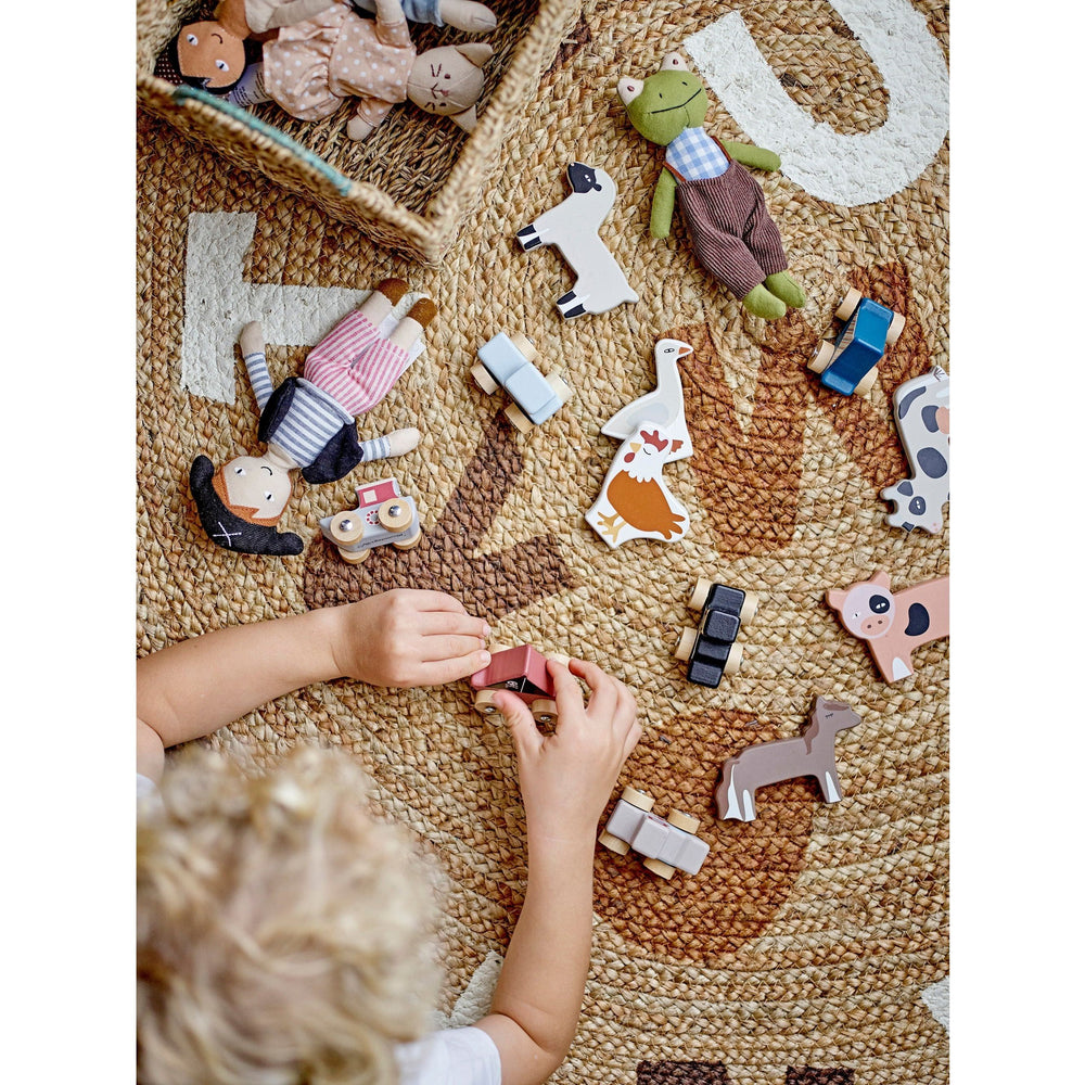 Kilimas DINNE, rudas, džiutas