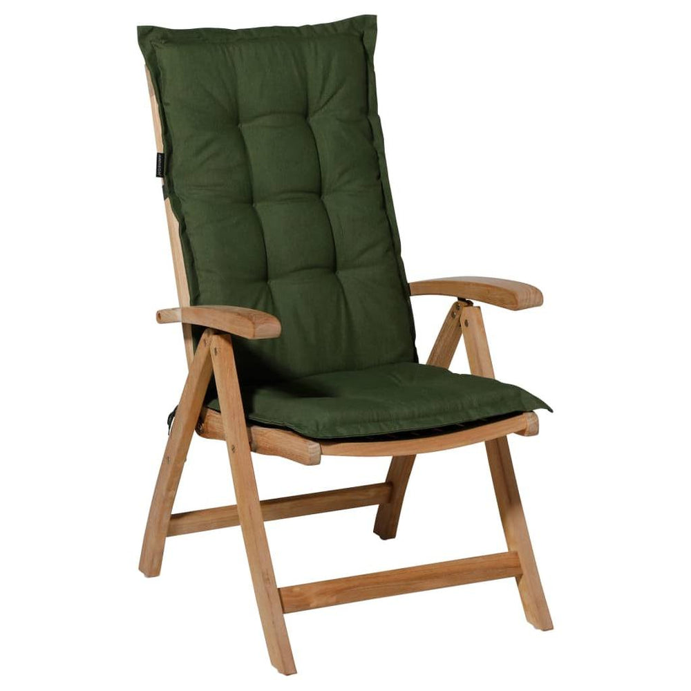 Madison Pagalvėlė kėdei su aukštu atlošu Panama, žalia, 123x50cm