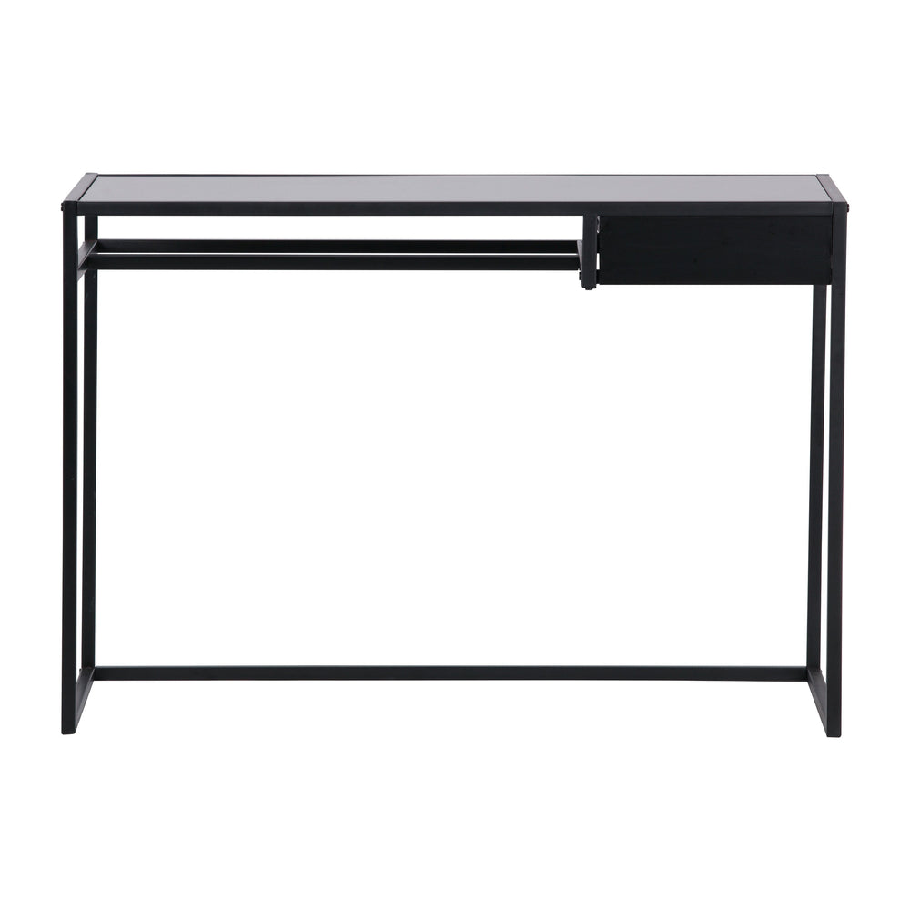 "TEUN" rašomasis stalas, juoda spalva, metalas