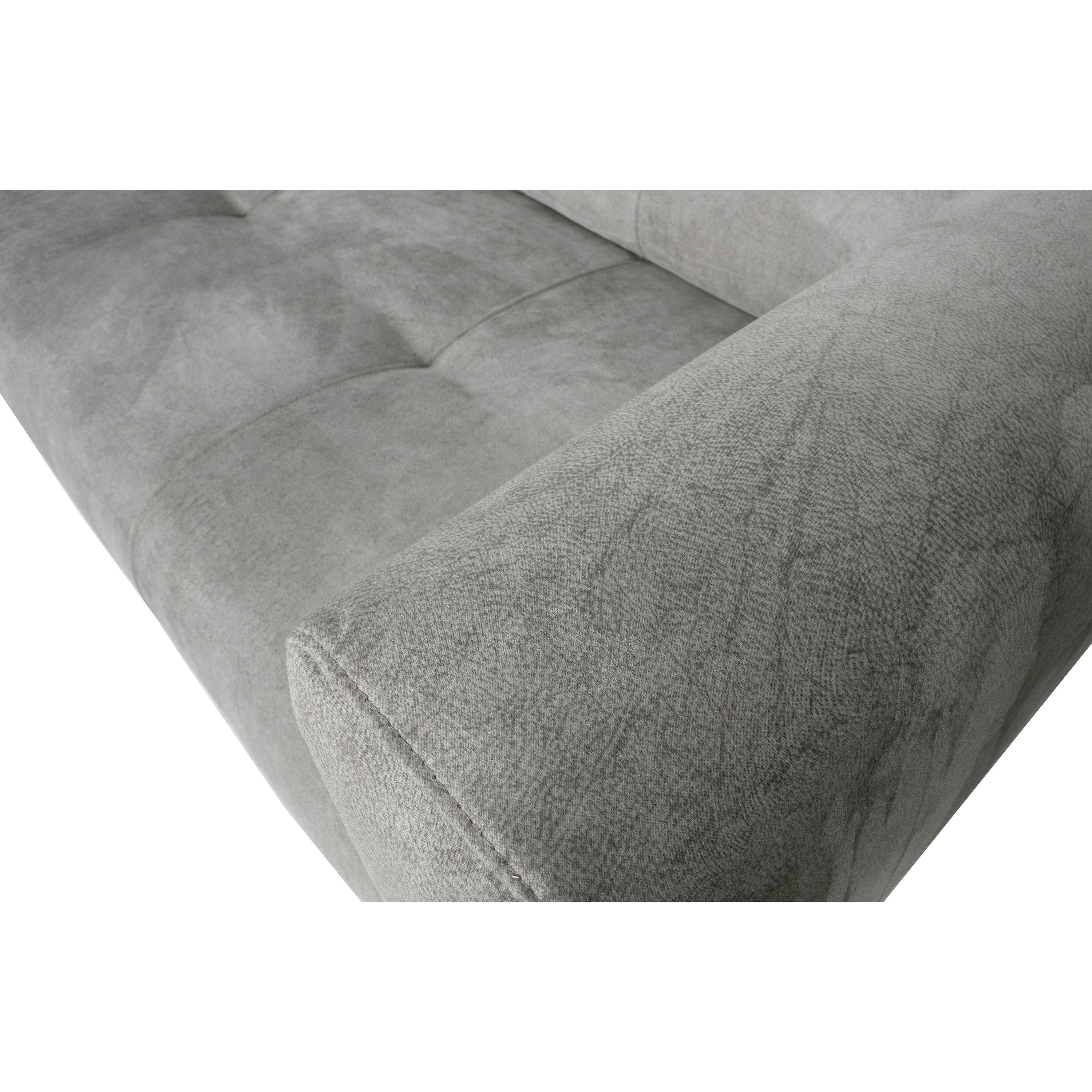 "Skin" 4-ių vietų sofa, 250 cm, šviesiai pilka