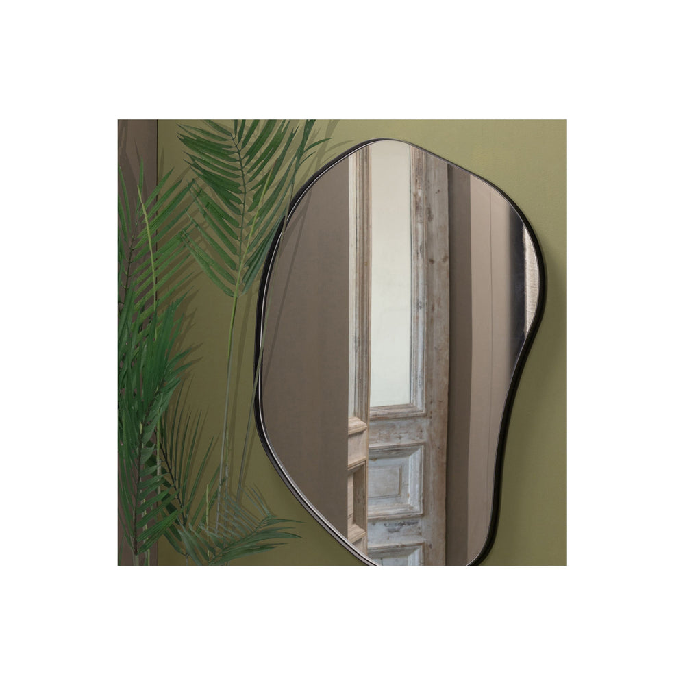 "Romee" veidrodis, metalas, juoda, 100x70cm