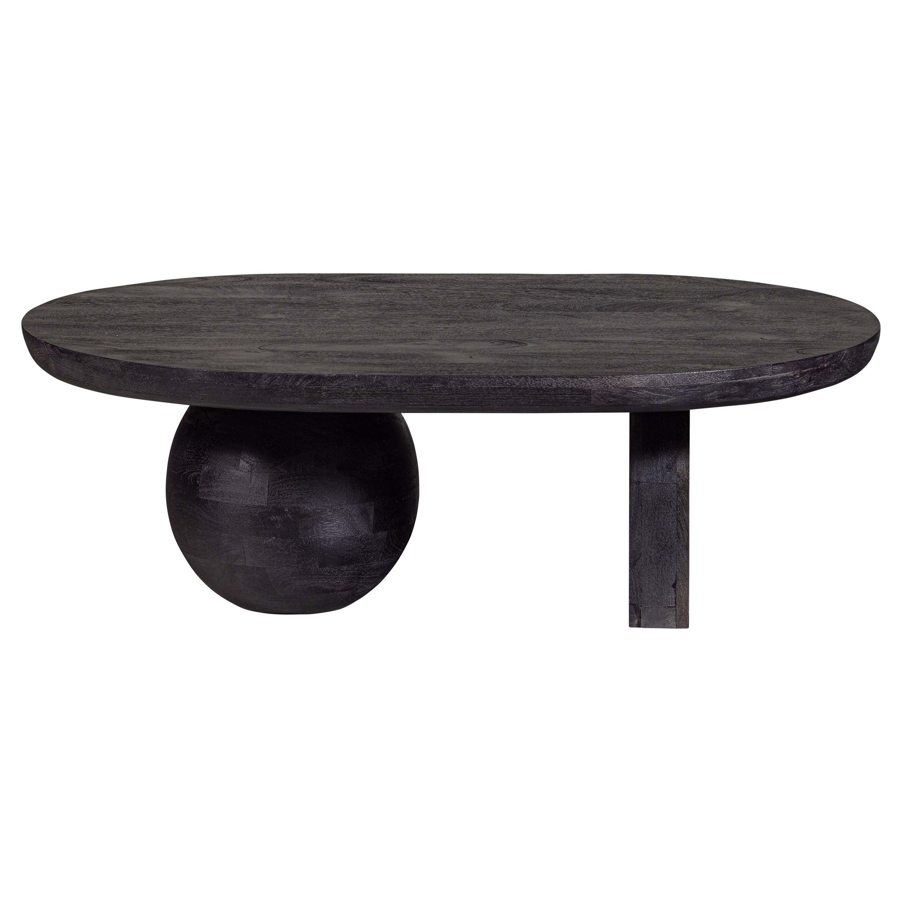 "Steppe" kavos staliukas, mango mediena, juoda