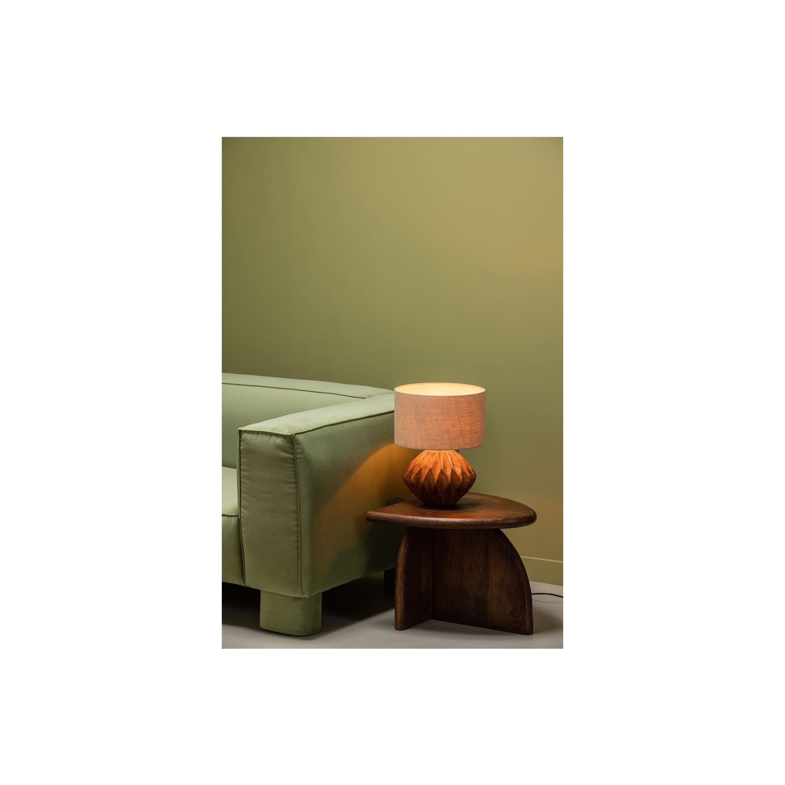NALIN šoninis/kavos staliukas, mango mediena, 30x60x50cm