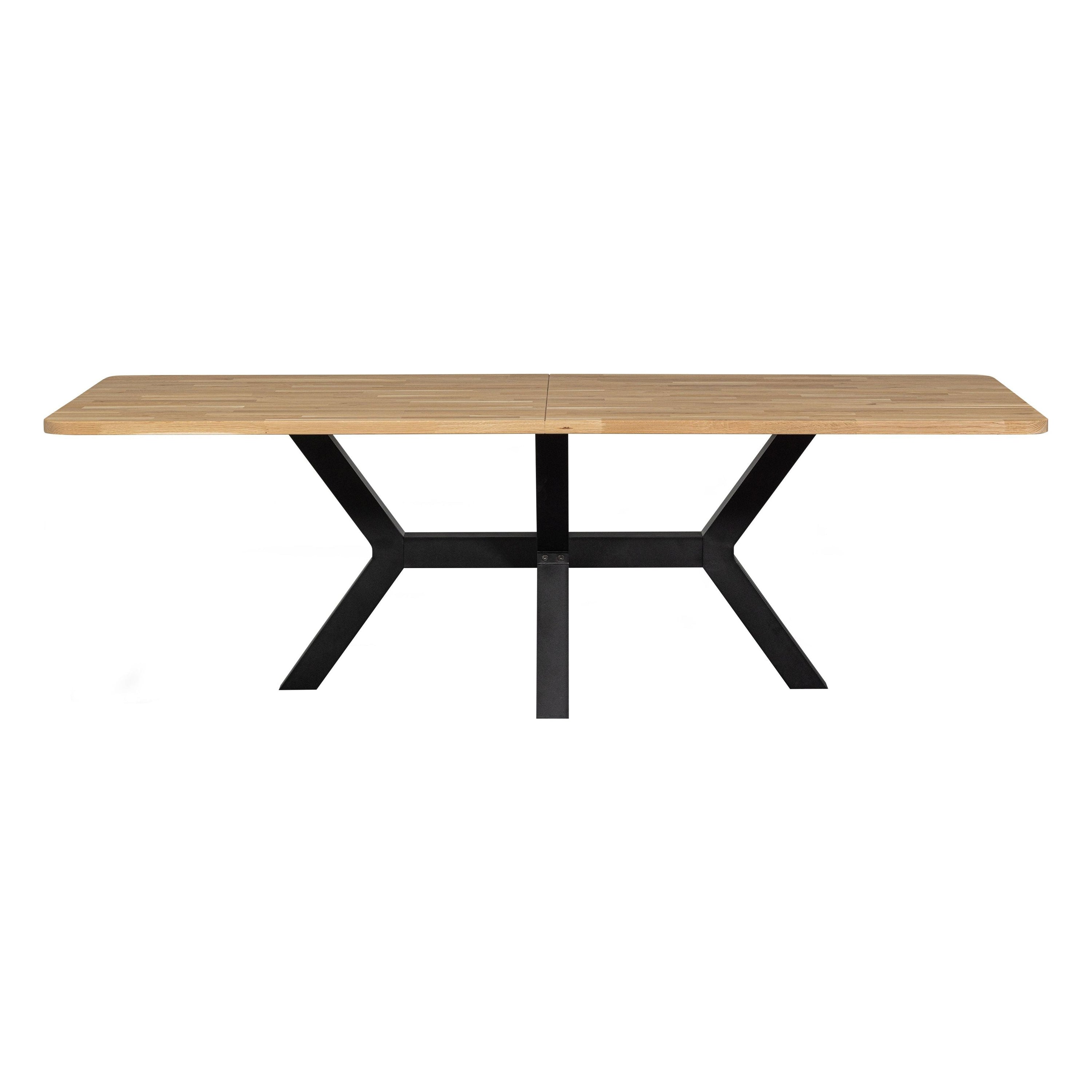 "Combi-tablo" XL stalo stalviršis, ąžuolo mediena, 240x100, Z formos kojos