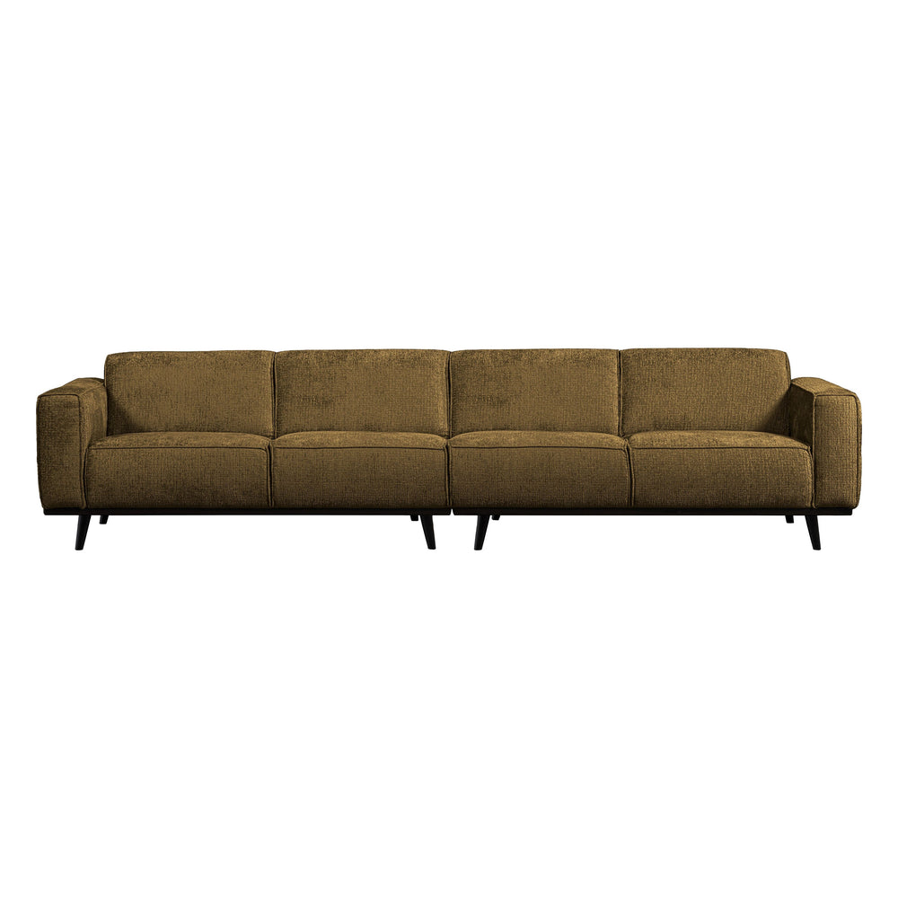STATEMENT Xl 4 vietų sofa, 372 cm, šiurkštus aksomas, bronzos spalva