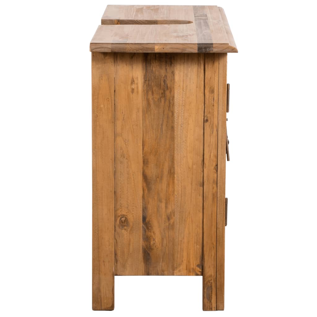 Vonios kambario baldų komplektas, perdirbta pušies mediena