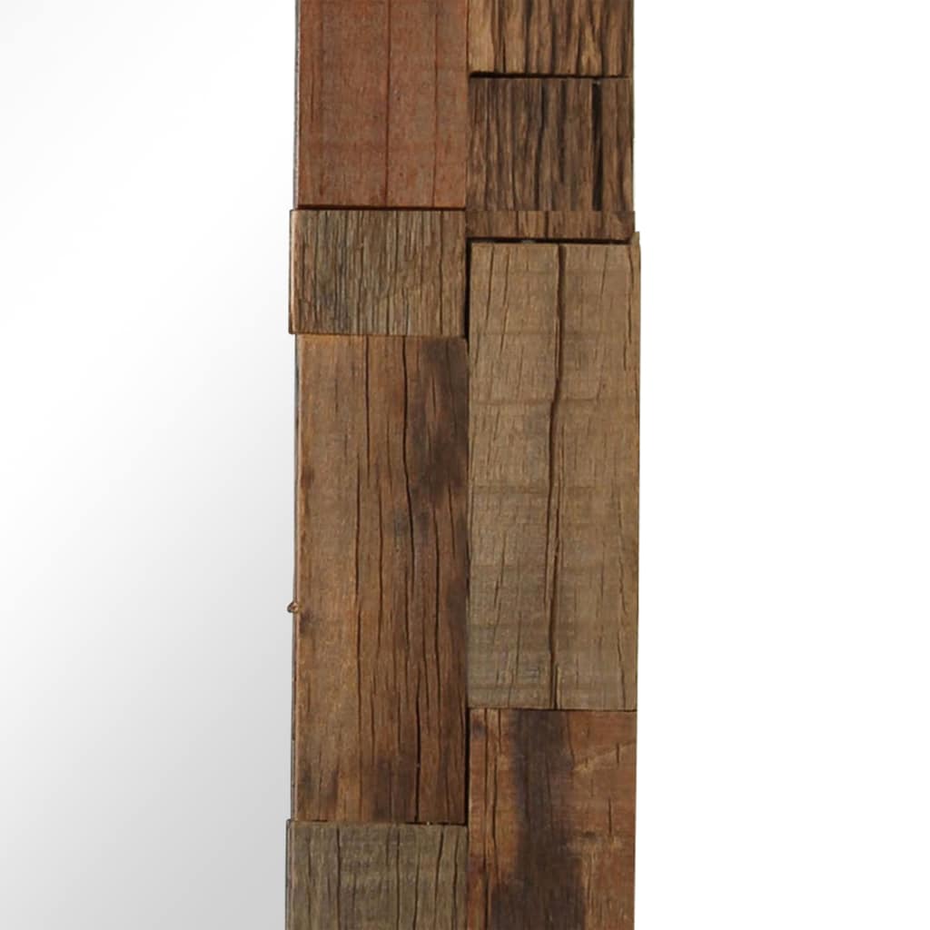 Veidrodis, pabėgių medienos masyvas, 50x50cm