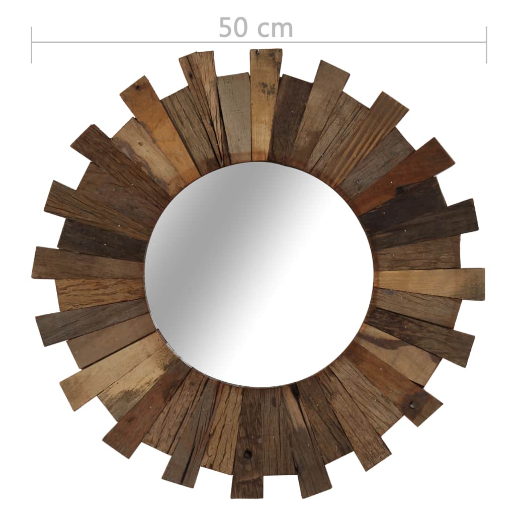 Sieninis veidrodis, 50 cm, perdirbtos medienos masyvas
