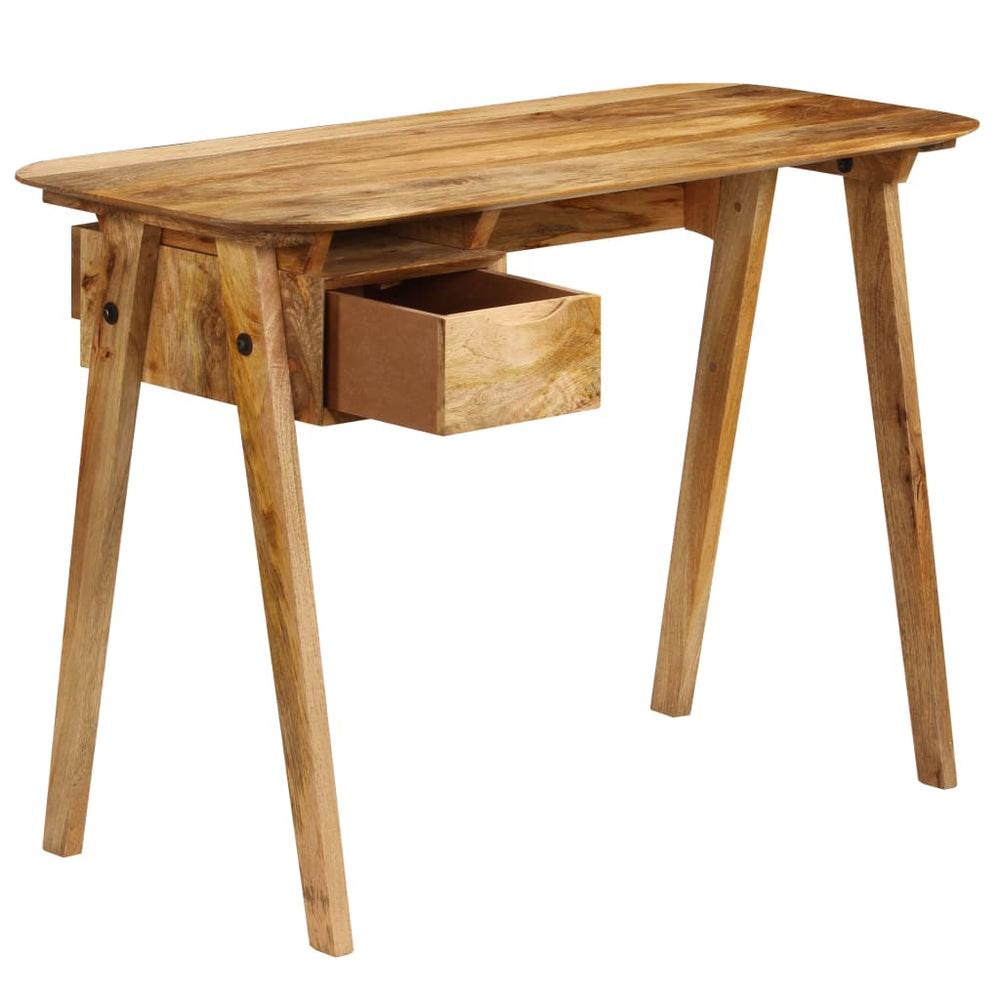 Rašomasis stalas, 110x50x76 cm, mango medienos masyvas