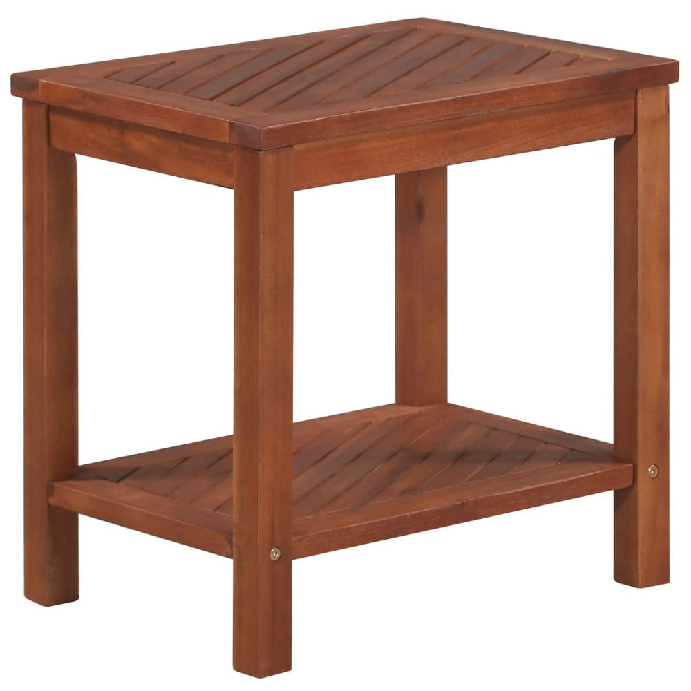 Šoninis staliukas, 45x33x45cm, akacijos medienos masyvas