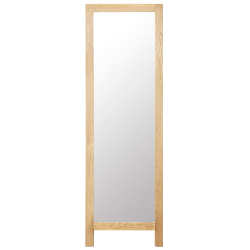 Pastatomas veidrodis, 48x46,5x150cm, ąžuolo medienos masyvas