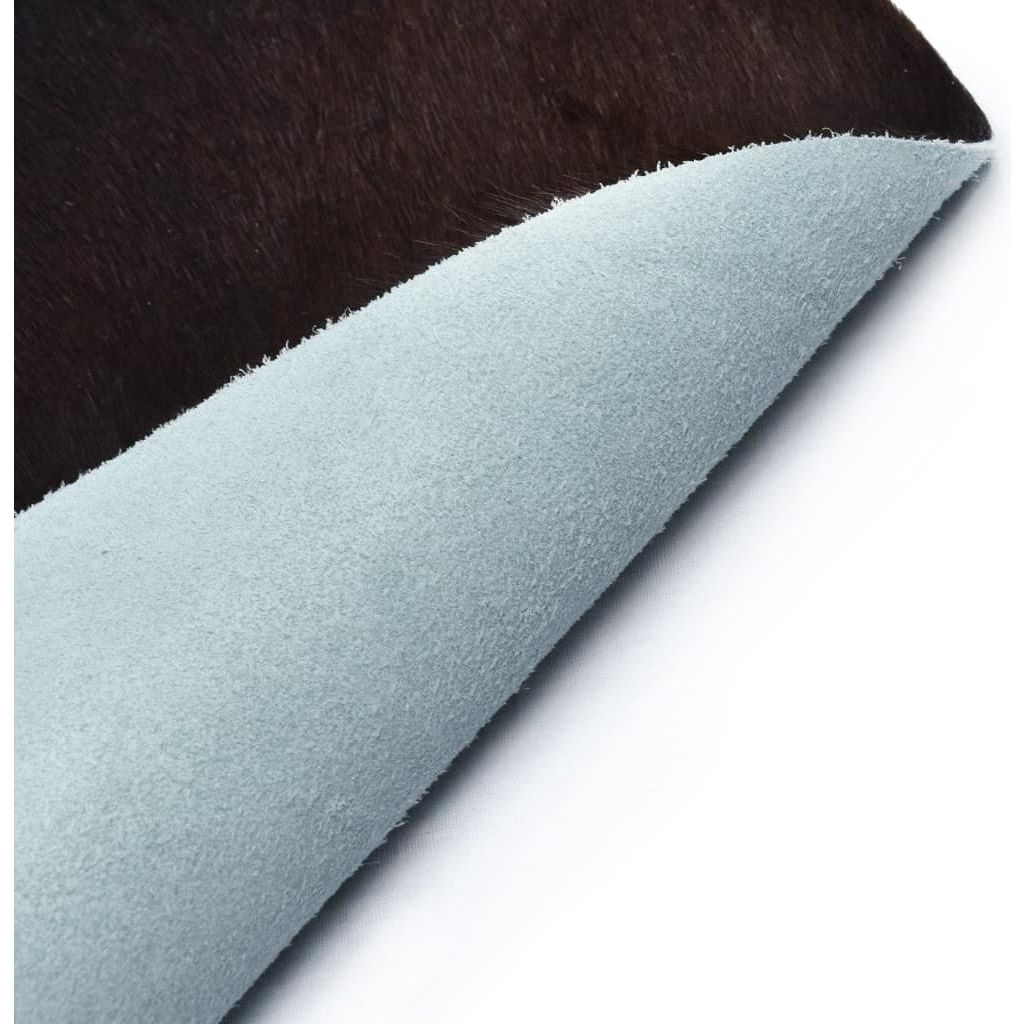Natūralios karvės odos kilimas, juodos spalvos, 150x170cm