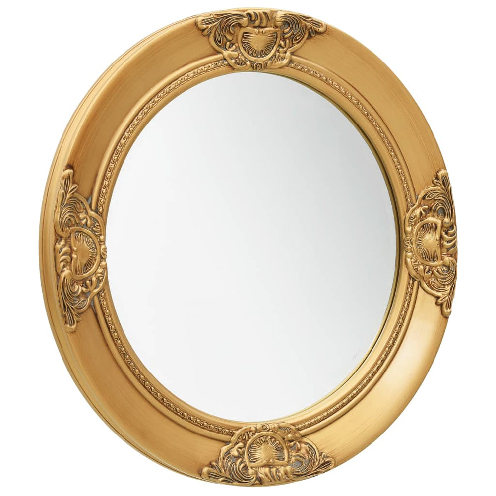 Sieninis veidrodis, auksinis, 50cm, barokinio stiliaus