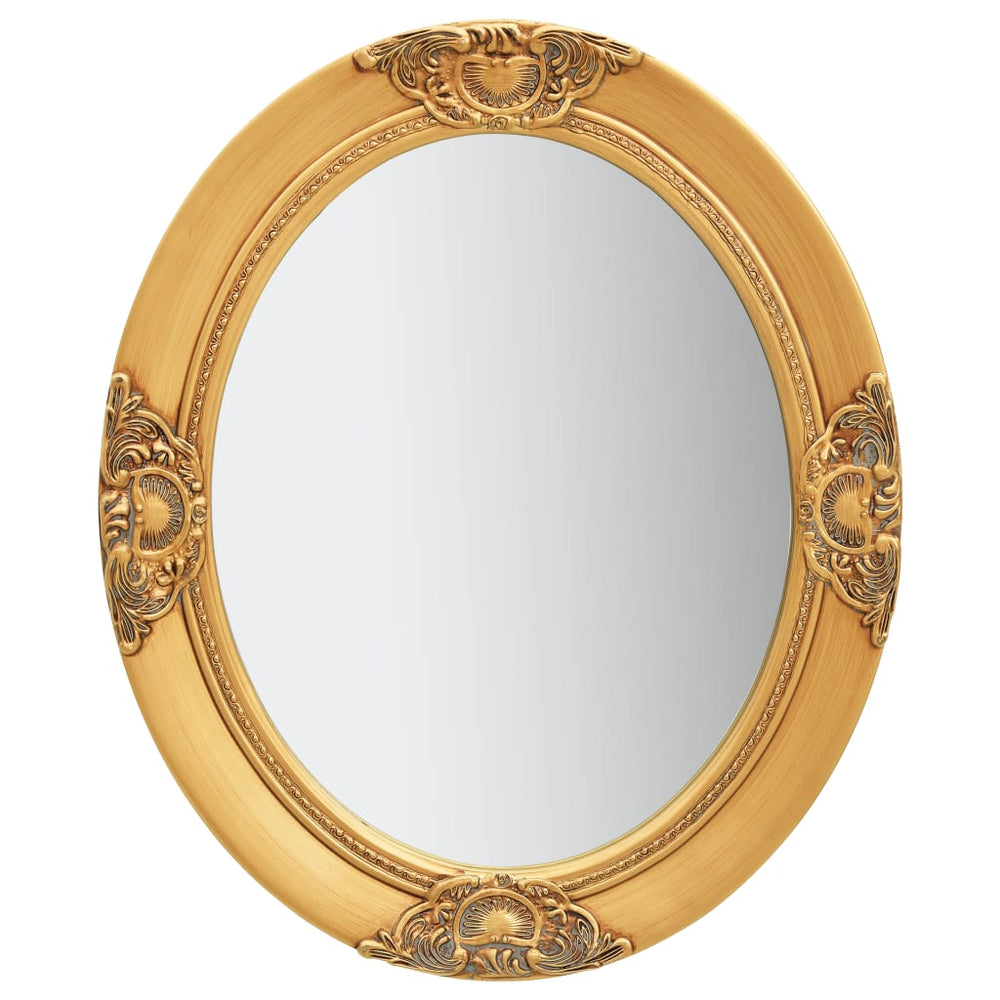 Sieninis veidrodis, auksinis, 50x60cm, barokinio stiliaus