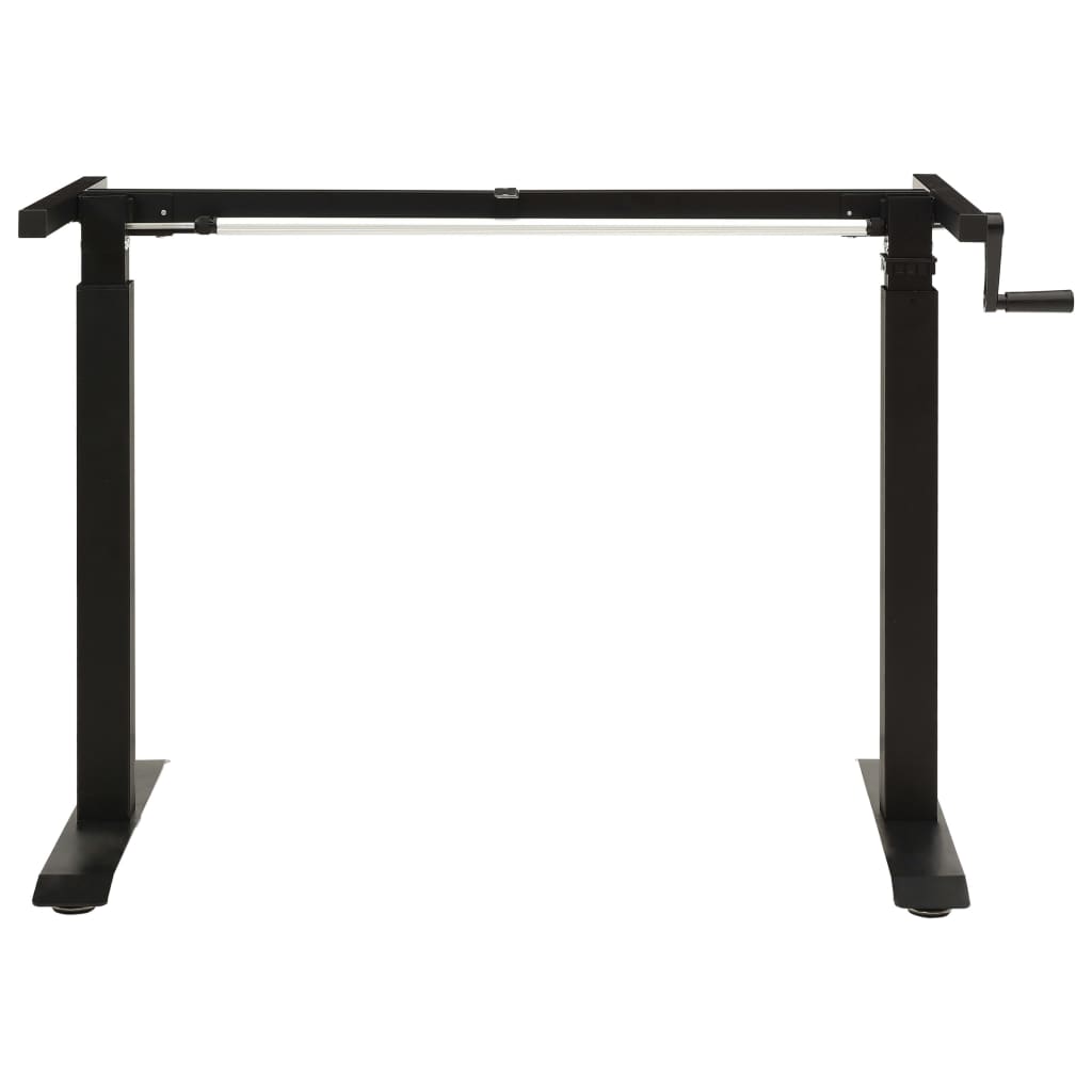 Reguliuojamo aukščio stovimo rašomojo stalo rėmas, juodas