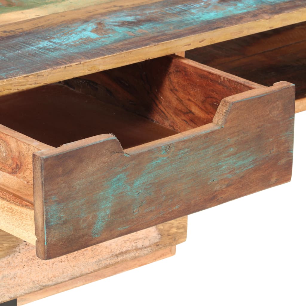 Rašomasis stalas, 118x48x75cm, perdirbtos medienos masyvas