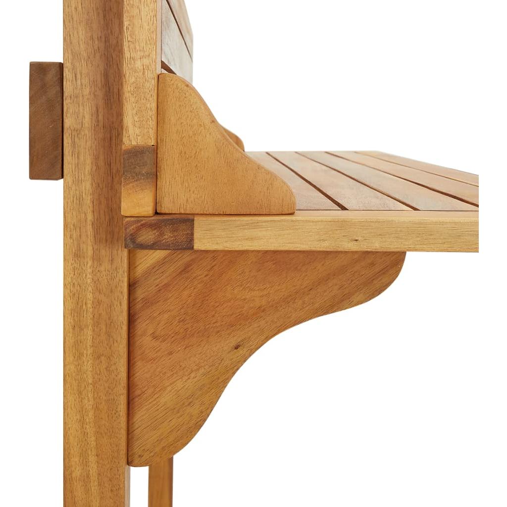 Balkono baro staliukas, 90x37x122,5cm, akacijos masyvas