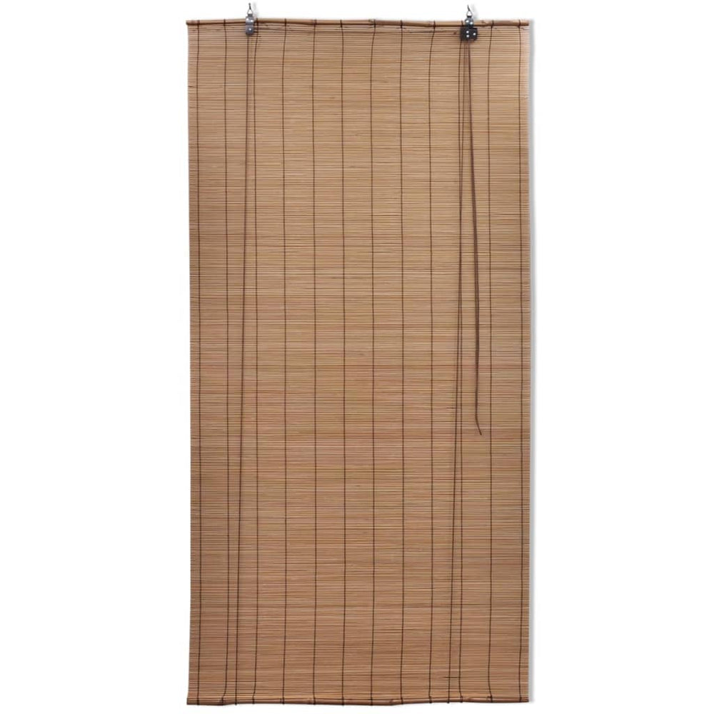 Roletai, 2vnt., rudos spalvos, 120x220cm, bambukas (2x241329)