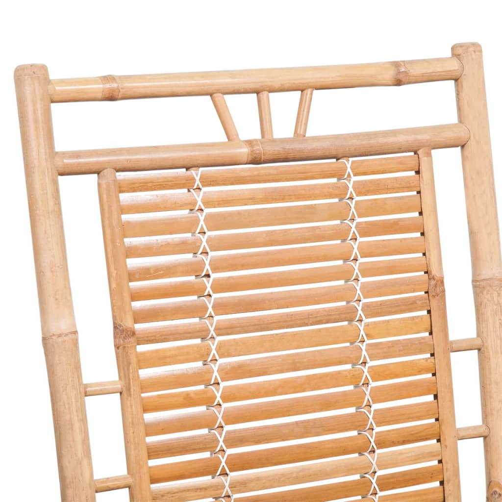 Supama kėdė su pagalvėle, bambukas (41894+43177)
