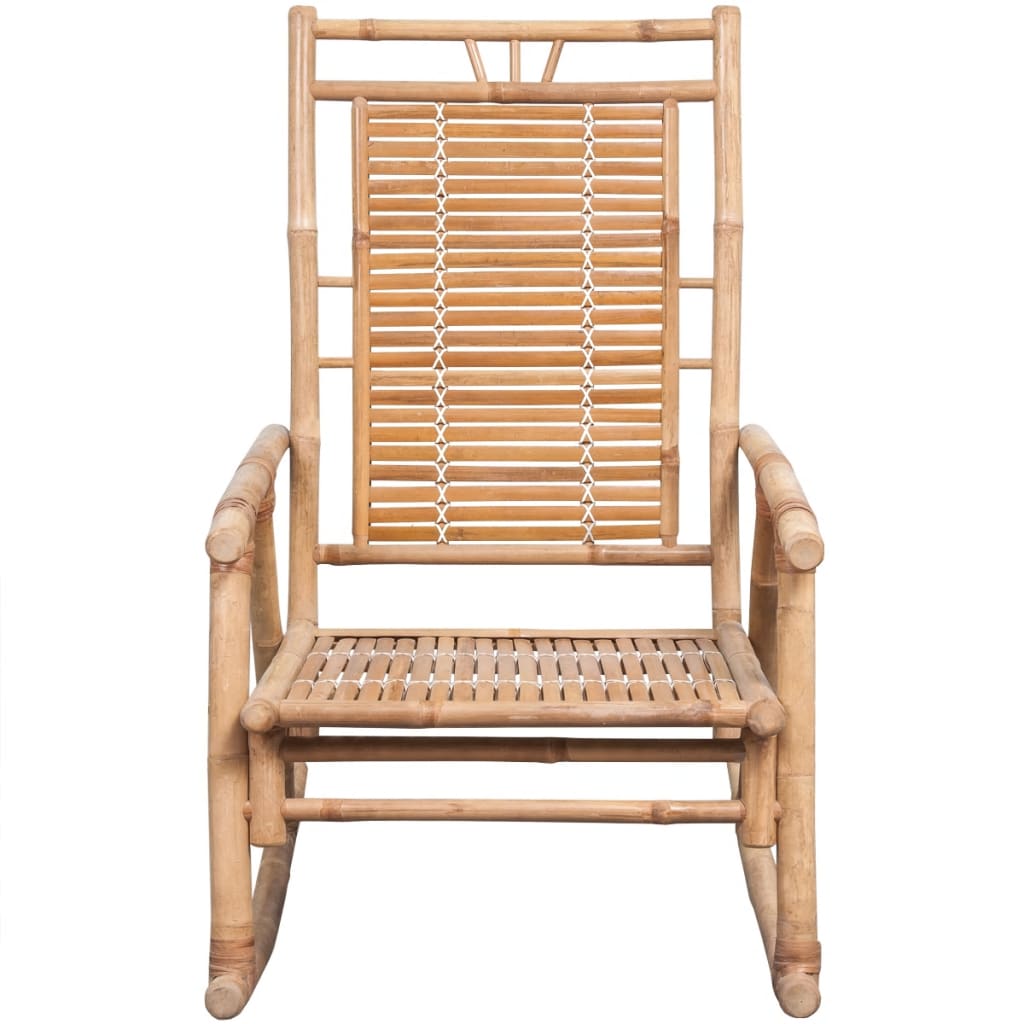 Supama kėdė su pagalvėle, bambukas (41894+47542)