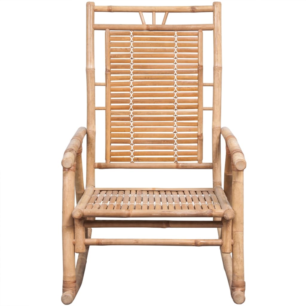 Supama kėdė su pagalvėle, bambukas (41894+314128)
