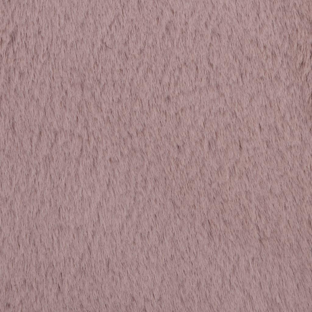 Kilimas, senovinis rožinis, 200x300cm, dirbtinis triušio kailis